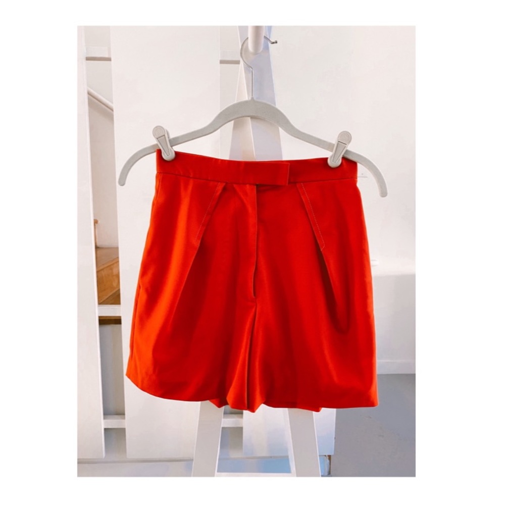 Zac Posen Orange Shorts